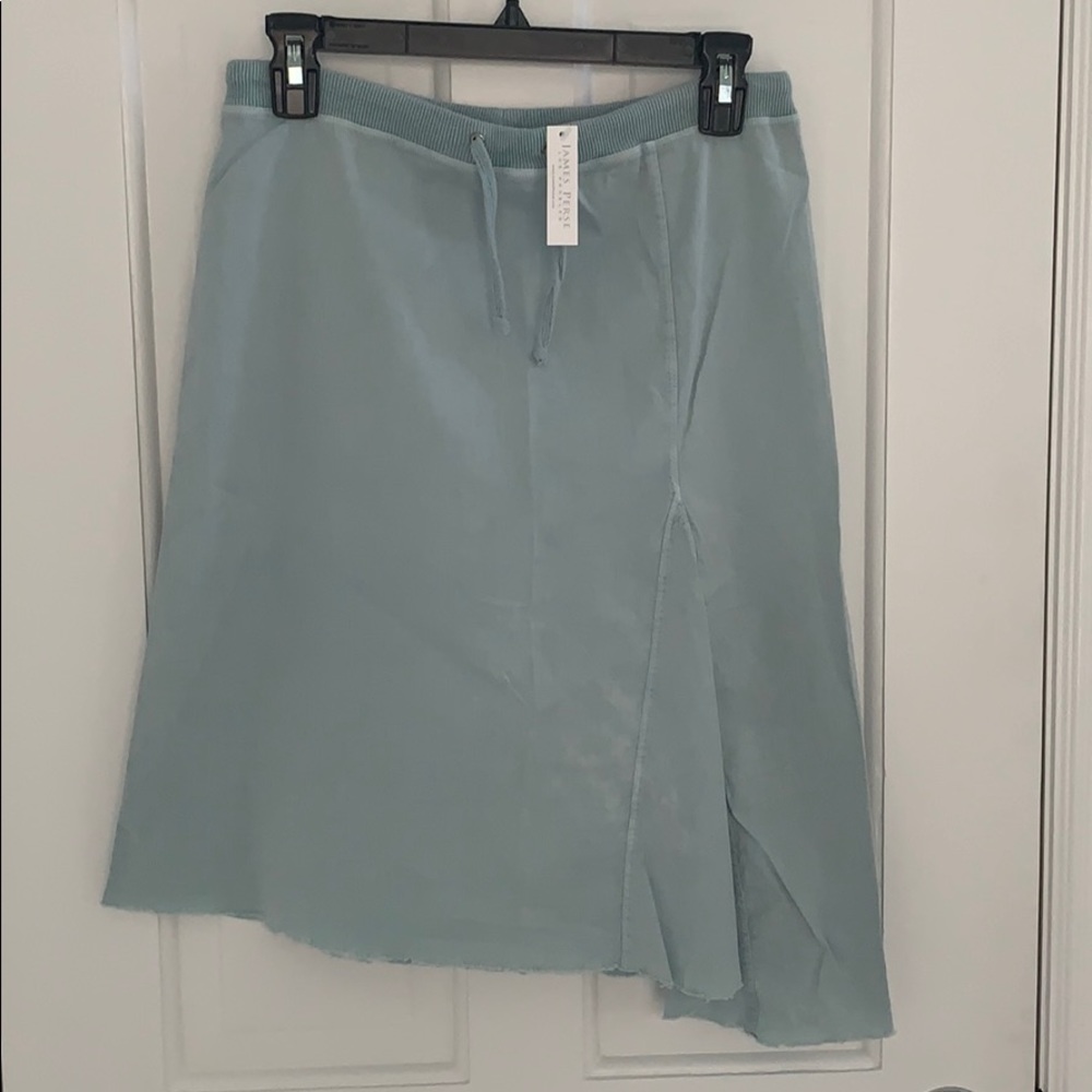 Vintage James Perse Drawstring Skirt Blue Tag S 1